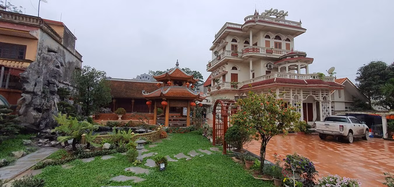 Lóa mắt nhà vườn nghìn m2 của đại gia ở ngoại thành Hà Nội