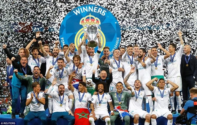 Hạ Liverpool, Real Madrid ba lần liên tiếp đoạt Champions League