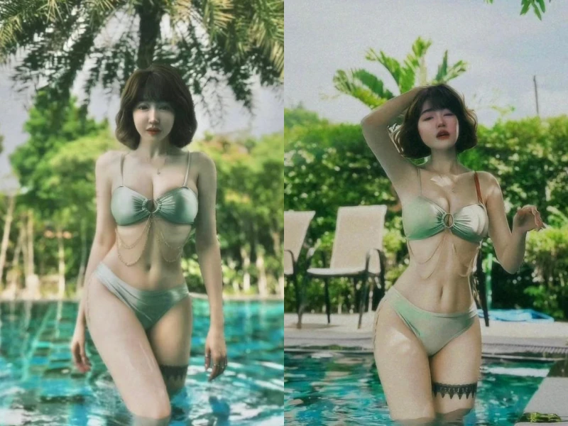 Cựu "hot girl ngực khủng" Elly Trần bị soi ảnh "bẻ cong" vạn vật
