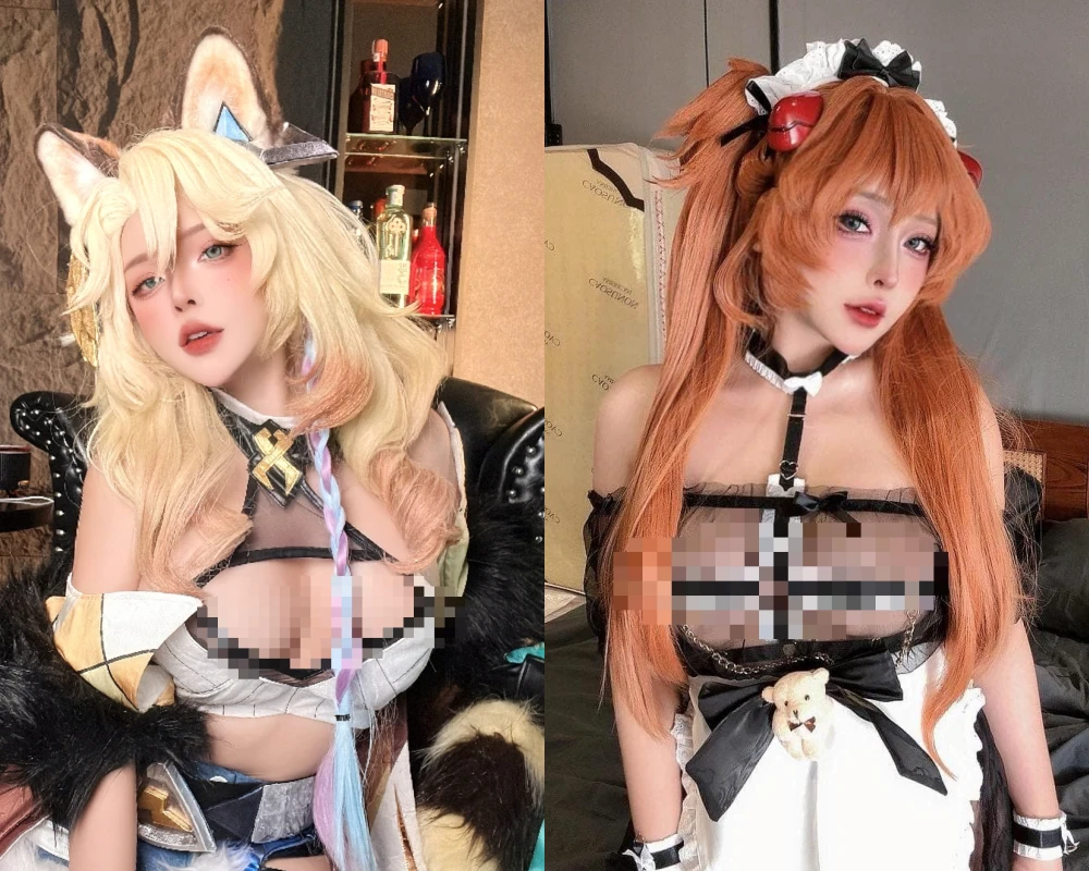 Hot girl làng cosplay khoe vòng 1 "phồn thực" gây chú ý