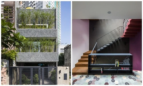 Nhà gạch hoa gió giữa Sài Gòn nổi bật trên báo Tây