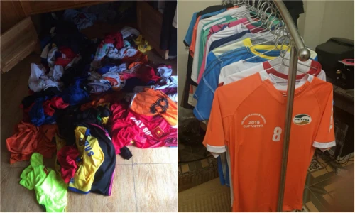 Hội chị em “bóc mẽ” cánh mày râu sở hữu kho đồ thể thao gây choáng