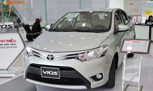 Xe Toyota Vios tại Việt Nam "xuống giá" dưới 500 triệu