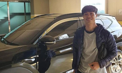 Tiền đạo Công Phượng sở hữu Hyundai Tucson ở Hàn Quốc 