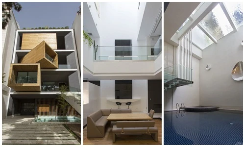 Bên trong ngôi nhà thông minh có mặt tiền di động