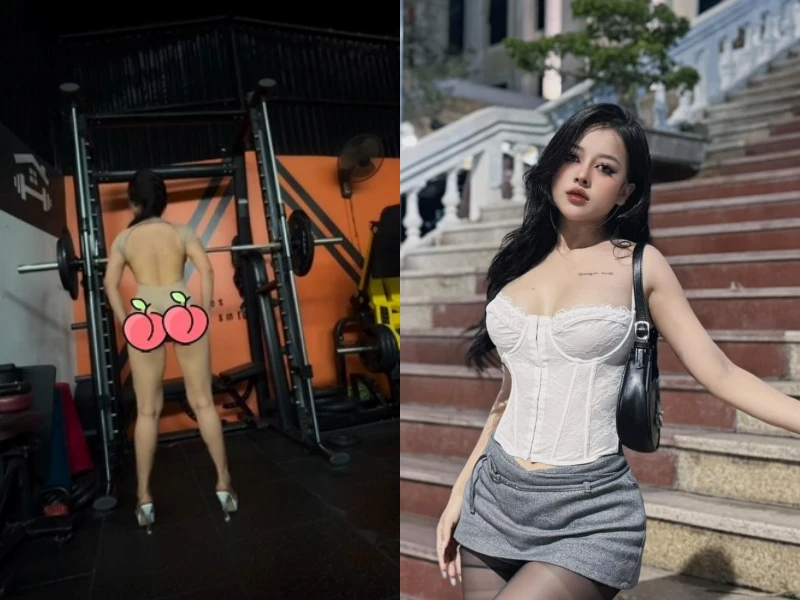 Hot girl phòng gym lên tiếng về bộ trang phục phản cảm