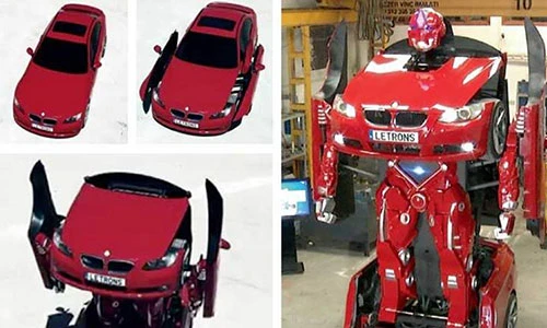 BMW 3-Series biến hình rô bốt Transformer giá 13 tỷ