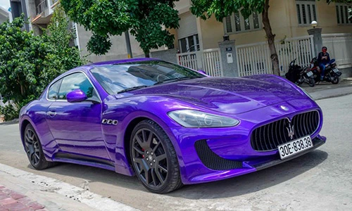 Xế sang tiền tỷ Maserati GranTurismo màu độc tại Sài Gòn