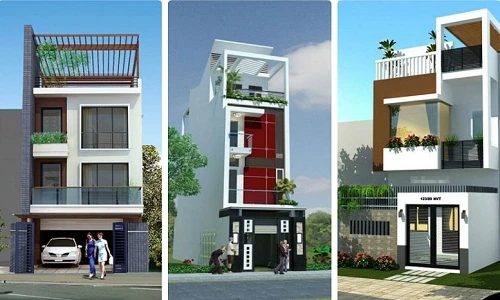 10 mẫu nhà phố có gara ô tô đẹp mê hồn