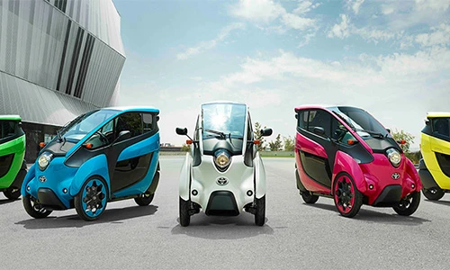 Cận cánh “xế xanh, hàng độc” 3 bánh Toyota i-Road EV
