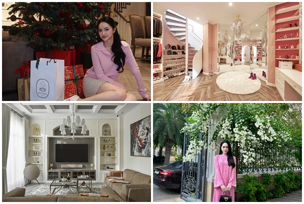 Toàn cảnh biệt thự ngốn 10 tỷ của Hoa hậu Hương Giang