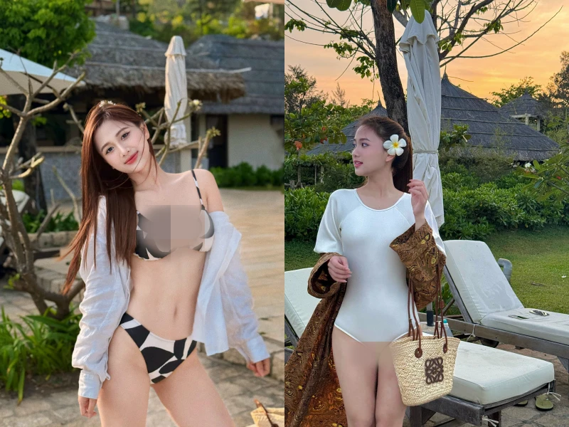 Người yêu cầu thủ Trần Minh Vương diện bikini khoe body nuột nà