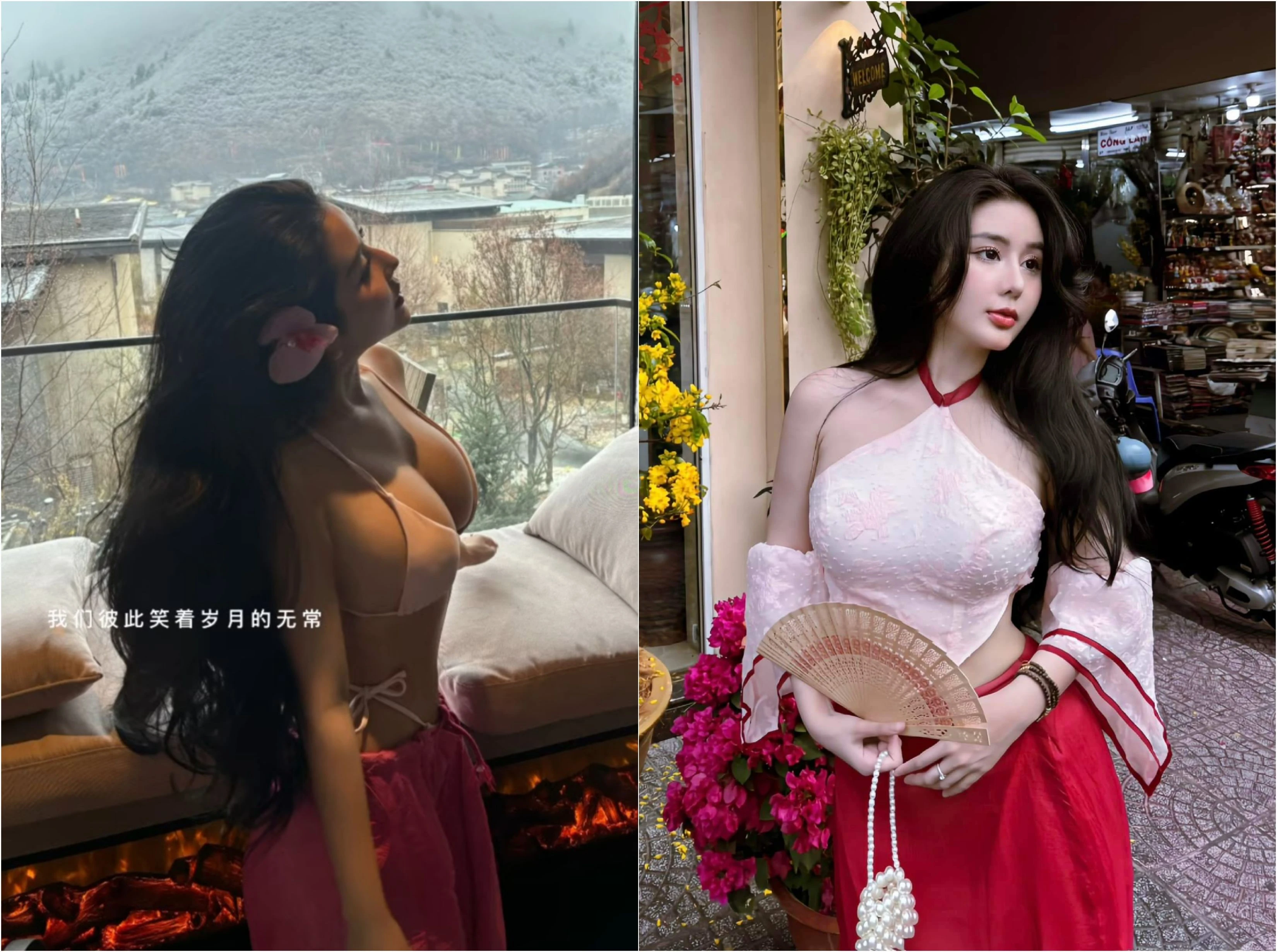 Hot girl số 1 Sài thành đi du lịch khoe vòng 1 "ngồn ngộn"