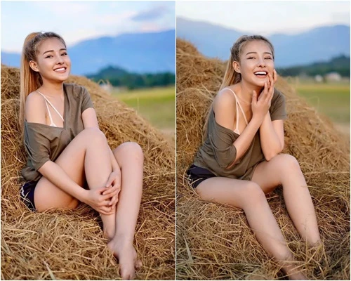 Chán hở hang phản cảm, Ngân 98 hóa "gái quê" lả lơi gây bão