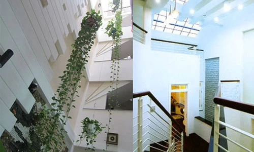 10 mẫu nhà ống có giếng trời cực đẹp