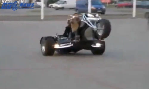 Lác mắt màn drift mô tô 3 bánh đẳng cấp