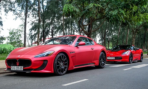 Maserati và Chevrolet tiền tỷ lăn bánh tại Sài Gòn