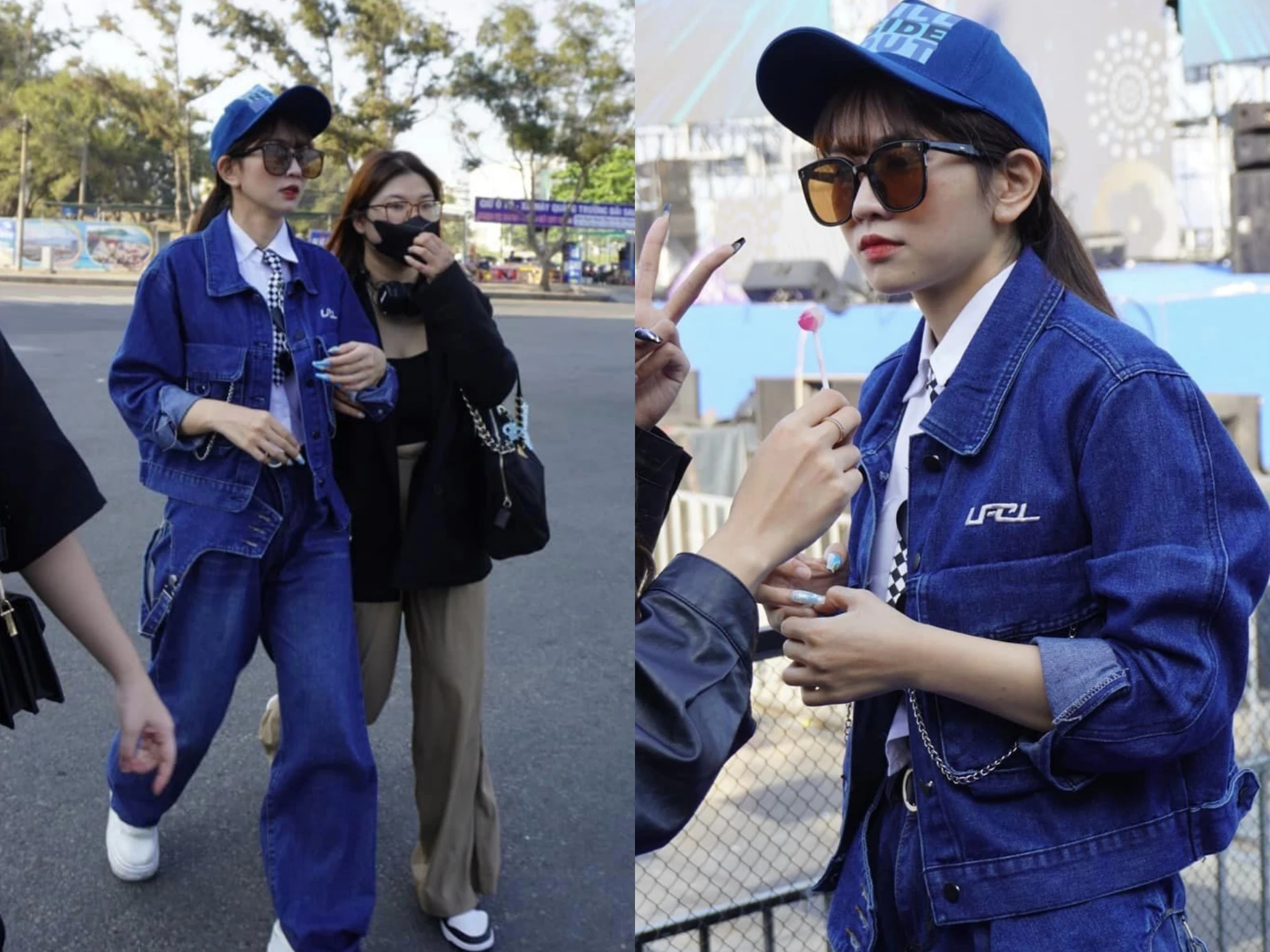 Xuống phố, Lê Bống khiến fan bất ngờ với style "cực chiến"