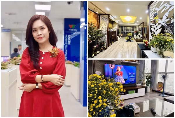 Không gian sống rực rỡ sắc hoa của BTV Hoàng Trang