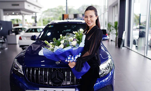 Á hậu Trà Giang tậu Mercedes-Benz GLC 200 giá 1,67 tỷ đồng