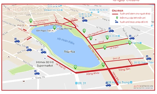 Những điểm đỗ xe ôtô & Wifi miễn phí tại Hà Nội 