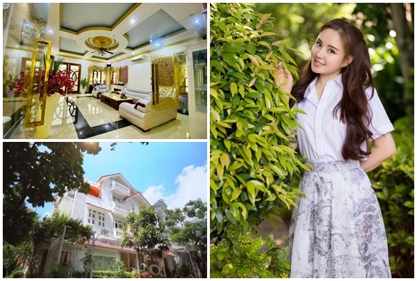 Khám phá hai căn biệt thự nghìn mét vuông của Vy Oanh