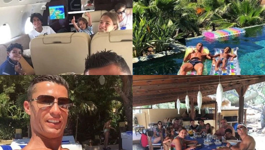 Các sao bóng đá khoe ảnh ăn chơi trước mùa giải mới