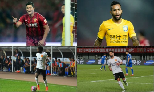 Các ngôi sao bóng đá cập bến đội bóng nhà giàu TQ