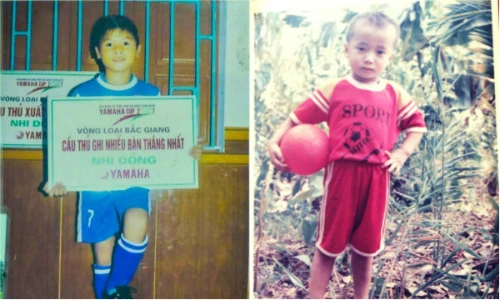 Chết cười với ảnh thời ngố tàu của cầu thủ U23 Việt Nam 