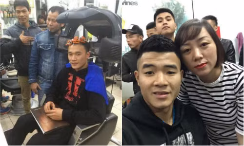 Cầu thủ U23 Việt Nam đồng loạt "xuống tóc" sau khi về nước