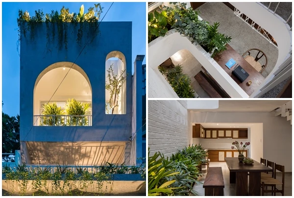 Nhà cũ 15 năm “lột xác” thành không gian sống ngập sắc xanh