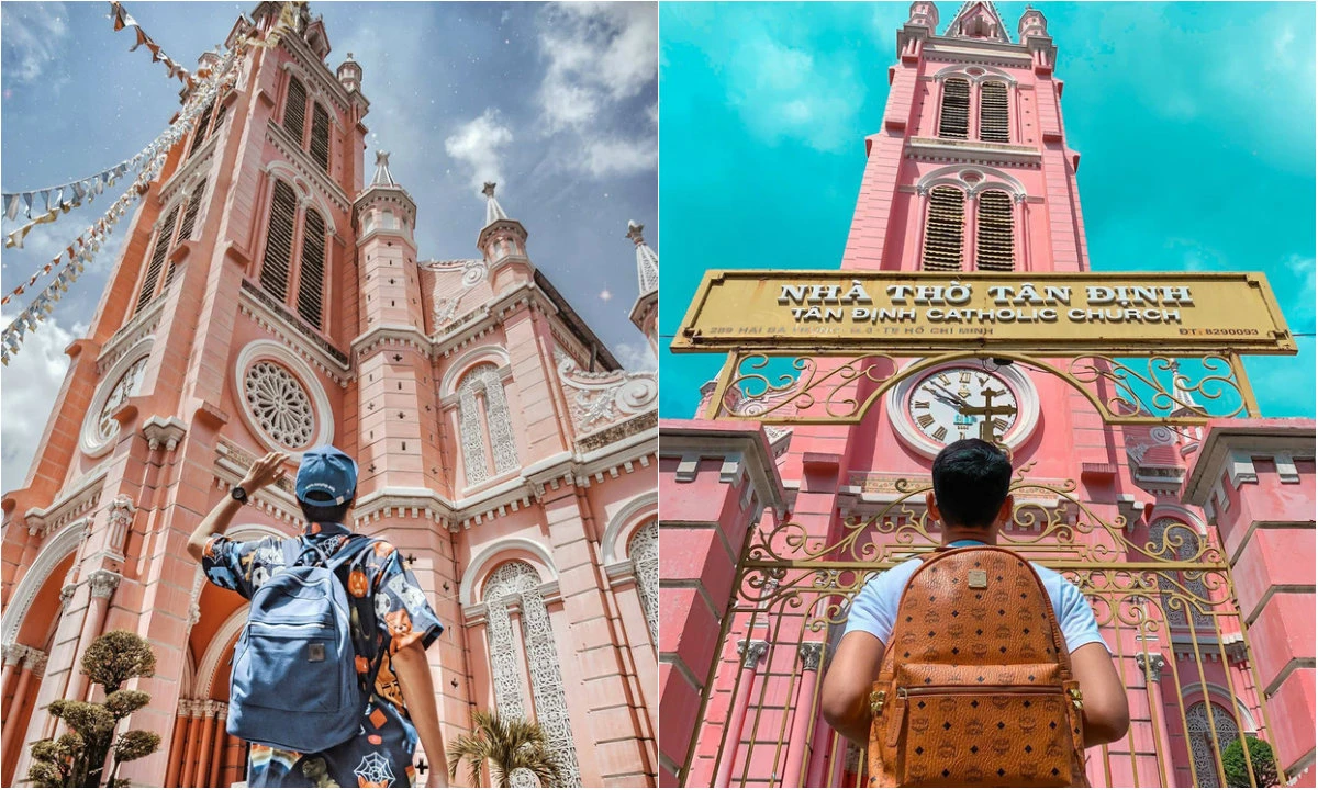 Dân sống ảo chết mê nhà thờ màu hồng soán ngôi “vua check-in” phố đi bộ