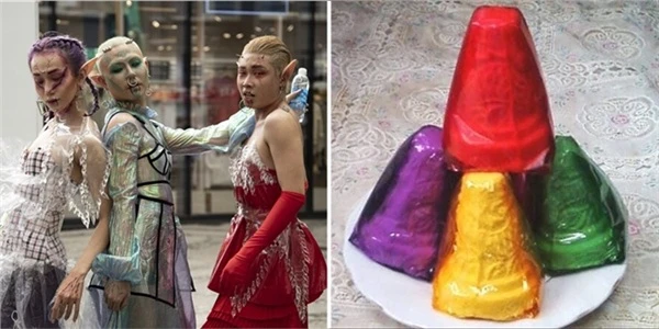 Cười lộn ruột ảnh chế “yêu tinh” hết hồn tại Tuần lễ thời trang Quốc tế