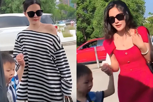 Diện đồ này đi đón con, nữ phụ huynh bị "cà khịa"