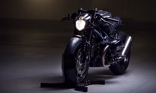 Môtô BMW R Nine T độ cafe race phong cách viễn tưởng