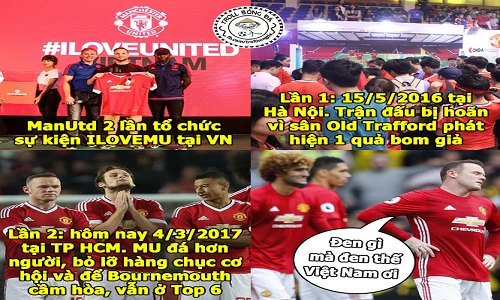 Ảnh chế bóng đá: MU và vận đen kỳ lạ