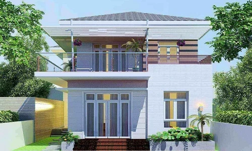 10 mẫu nhà ống hiện đại chi phí 500-600 triệu đồng