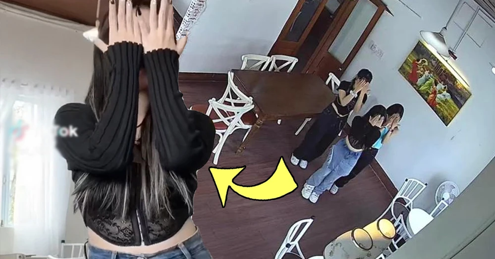 Đi cafe tự ý kéo bàn ghế để quay TikTok, nhóm bạn gây bức xúc