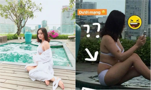 Hú hồn với hình ảnh hot girl Thúy Vi khi chưa qua chỉnh sửa