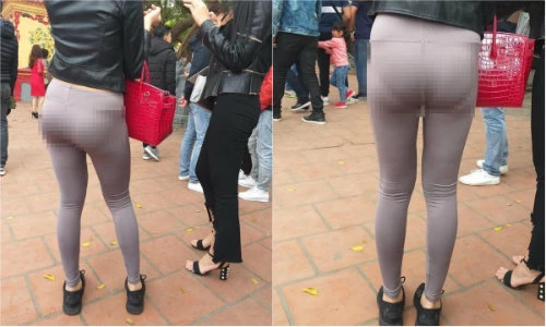 Đi lễ chùa đầu năm, thiếu nữ bị ném đá dữ dội vì 'mặc như không'