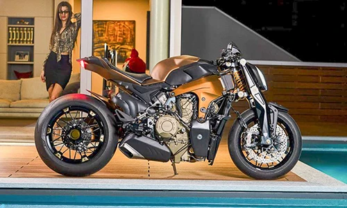 Siêu môtô độ Ducati V4 Penta có giá hơn 2,6 tỷ đồng