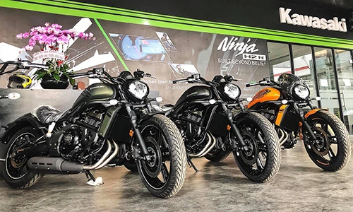 Cận cảnh Kawasaki Vulcan S Cafe giá 259 triệu tại Sài Gòn