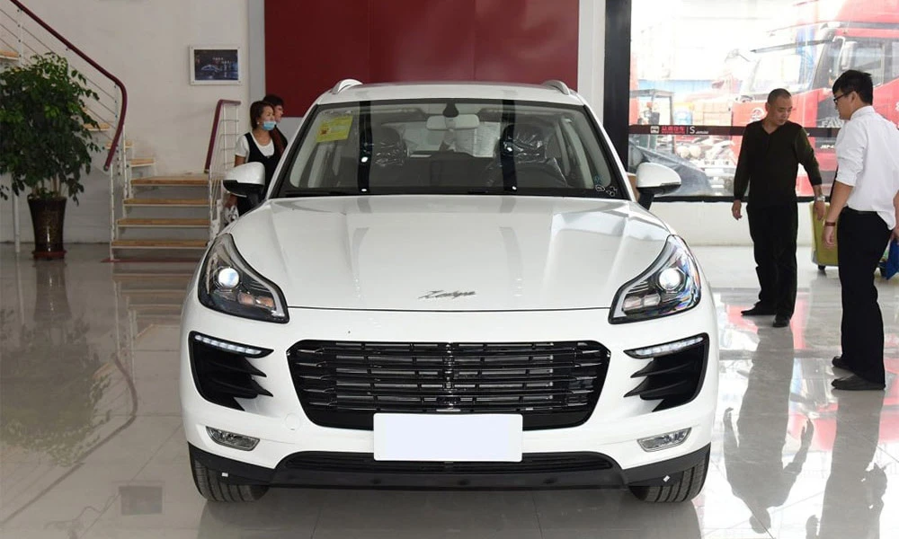 Xe Zotye SR9 của Trung Quốc tiếp tục “nhái” Porsche Macan 