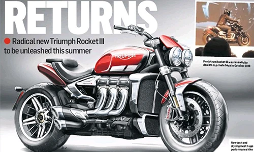 "Soi" siêu môtô Triumph Rocket III 2020 dùng động cơ khủng