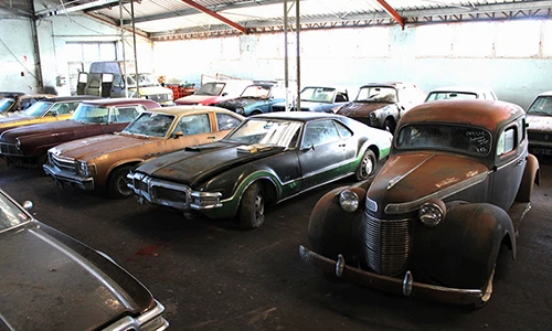 Dàn xe cổ trị giá hàng chục tỷ đồng "bỏ xó" tại nông trại