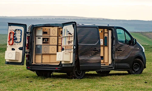 Mang nhà xưởng đi khắp nơi cùng xe Nissan NV300 Concept