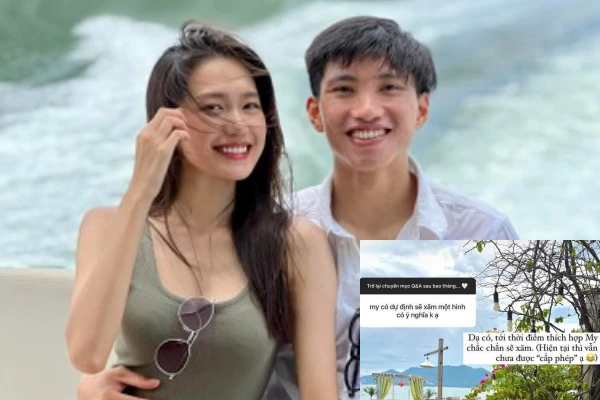 Vì sao bạn gái Đoàn Văn Hậu Muốn xăm hình nhưng chưa thực hiện?