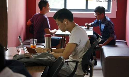 Giới trẻ Hà thành thích thú... thuê chỗ ngồi làm việc