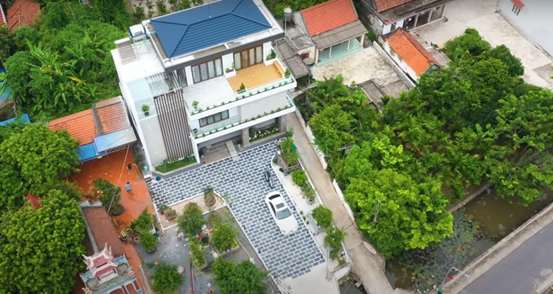 Trầm trồ “biệt thự” báo hiếu cha mẹ của cô gái Nam Định 