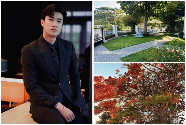 Biệt thự rực sắc hoa đẹp mê mẩn của diễn viên Quốc Trường